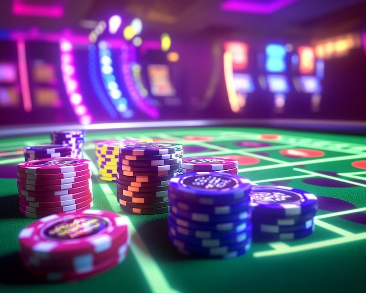 Studio dealer langsung Evolution Gaming dengan multi-kamera dan antarmuka interaktif di caturwin